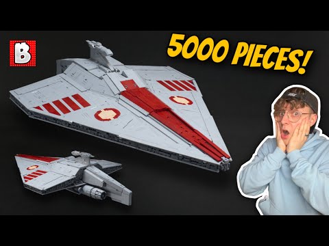 My new FAVORITE? Ultimate Custom LEGO Acclamator-Class Assault Ship!