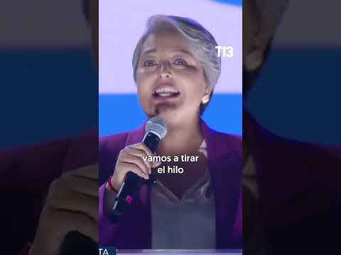 “Yo no me escondo detrás de ningún vidrio”: el discurso de Jara en cierre de campaña