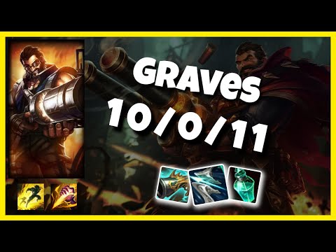 Graves vs Hecarim KOREAN Challenger JUNGLE (10/0/11) - v11.1