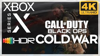 [4K/HDR] Call of Duty Black Ops : Cold War / Xbox Series X Gameplay