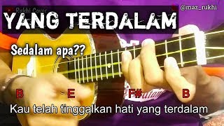 Download lagu UKULELE SENAR 3 YANG TERDALAM | PETERPAN - TUTORIAL CHORD & LYRIK BY RUKHI COVER mp3