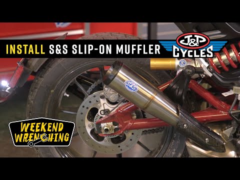 FTR1200 S&S Cycle Grand National Slip On Exhaust Install : Weekend Wrenching
