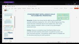 MH14 Stanford Binet intelligence scale