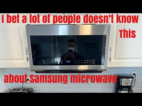 Did you know Samsung microwave has a hidden filter that needs to he cleaned ?