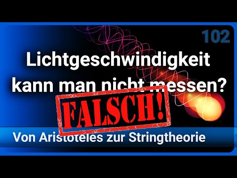Video Thumbnail: Lichtgeschwindigkeit kann man doch ohne Spiegel messen (one-way) • vAzS (102) | Josef M. Gaßner