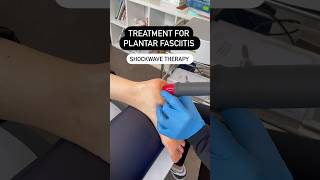 SHOCKWAVE THERAPY FOR PLANTAR FASCIITIS🦶🏽 #plantarfasciitis #foothealthweek #foothealth