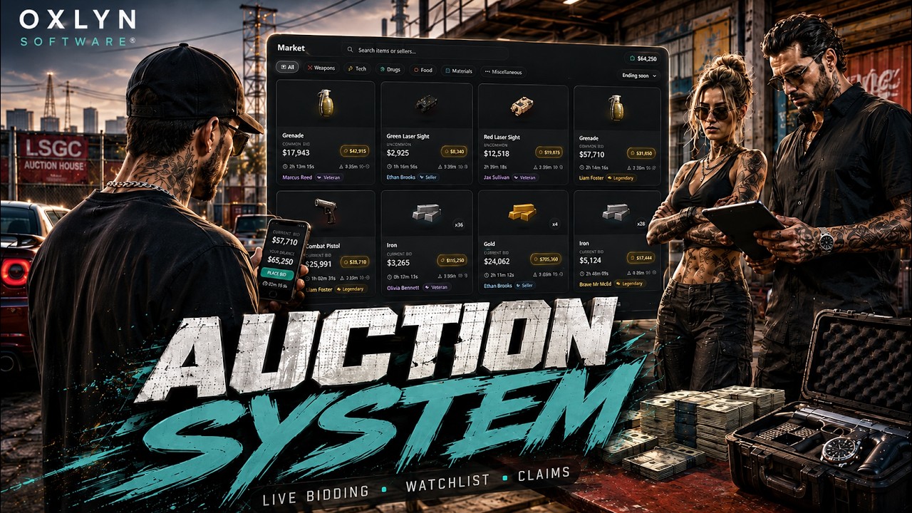 Oxlyn | Advanced Auction System
