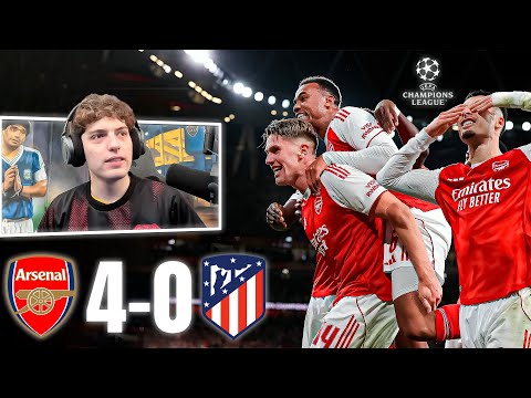 DAVOO XENEIZE REACCIONA ARSENAL 4 - 0 ATLETICO MADRID | UEFA CHAMPIONS LEAGUE 2025/2026