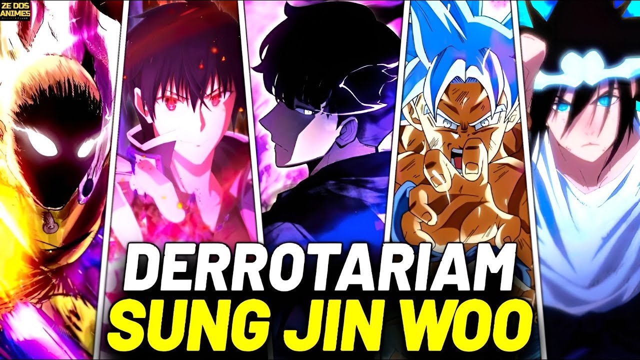 5 PERSONAGENS DOS ANIMES QUE PODERIAM DERROTAR O SUNG JIN WOO E 5 QUE NÃO TERIAM CHANCE