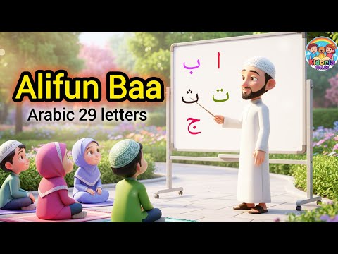 Alifun Baa | Arabic 29 letters | Islamic Learning for Kid's | Islamic Video | Kidoria Tales 🌟