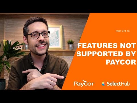 An independent review of Paycor software discussing its unsupported features and providing a rating.