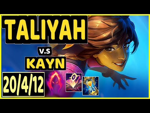 JANKOS (TALIYAH) vs KAYN - 20/4/12 KDA JUNGLE GAMEPLAY - EUW Ranked GRANDMASTER