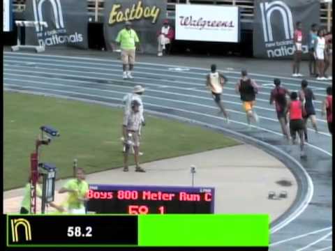 Boys 800m Championship Heat 3 - New Balance Outdoor Nationals 2011