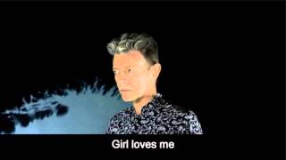 David Bowie - Girl Loves Me Lyric Video