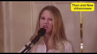 2003 when Taylor Swift was 13 years singing one of her first songs “Lucky You”