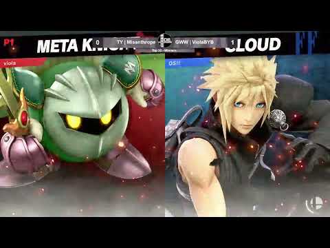 Domino Effect 19 - GWW | ViolaBYB(MetaKnight) vs TY | Misanthrope(Cloud) - Top 32 Winners