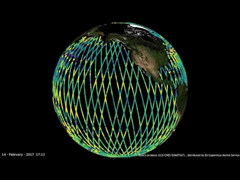 Sea Level Anomalies measured by Sentinel-3A
