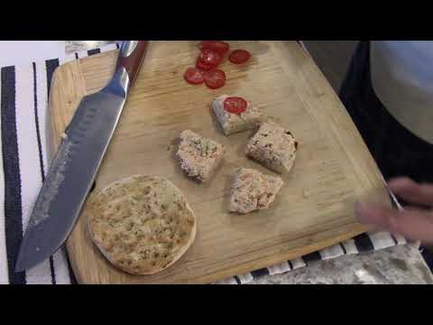 Canned Sardine, Tuna or Salmon Canape`