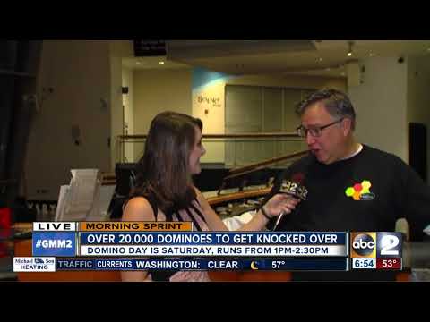 Over 35,000 dominoes to be knocked over at Maryland Science Center