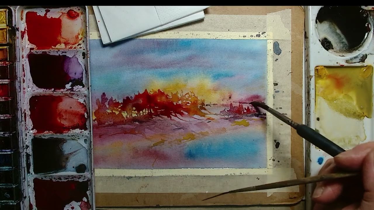 Fantasy Landscape Painting Tutorial Anyone Can Follow!