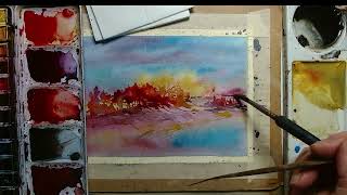 Fantasy Landscape Painting Tutorial Anyone Can Follow!