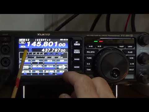Yeasu FT991A Memory Groups how to Compartmentalize  them in blocks of 20 - Menu item “034 MEM GROUP”