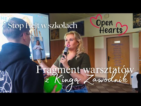 Stop Hejt w szkołach. Warsztaty z udziałem Kingi Zawodnik (fragment)
