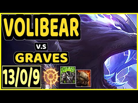 DJOKO (VOLIBEAR) vs GRAVES - 13/0/9 KDA JUNGLE CHALLENGER GAMEPLAY - EUW