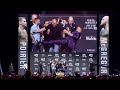 UFC 264: Dustin Poirier vs. Conor McGregor 3 Press Conference Staredown | MMA Fighting