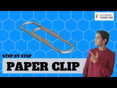 How to 3D Model a Paper Clip - Learn Autodesk Fusion 360