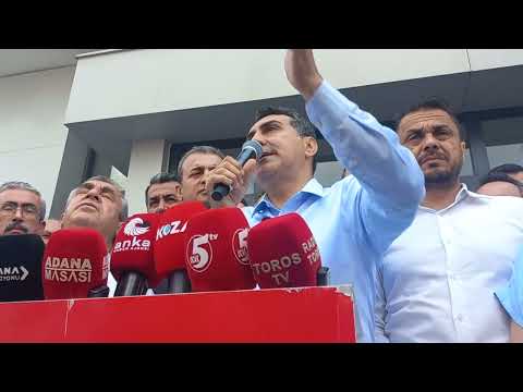 Butlancıların Görevden Aldığı CHP Adana İl Başkanı Anıl Tanburoğlu "Görevimizin Başındayız" dedi.