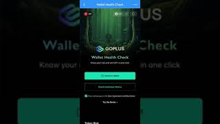 Wallet Health Check with TokenPocket! #wallet #crypto #ethereum #bnbchain #secur