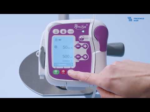 Handhabung der Amika®+ Ernährungspumpe – kontinuierliche Applikation von Flüssigkeiten