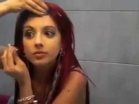 Scene raver make up/hair ~ BlacKitty