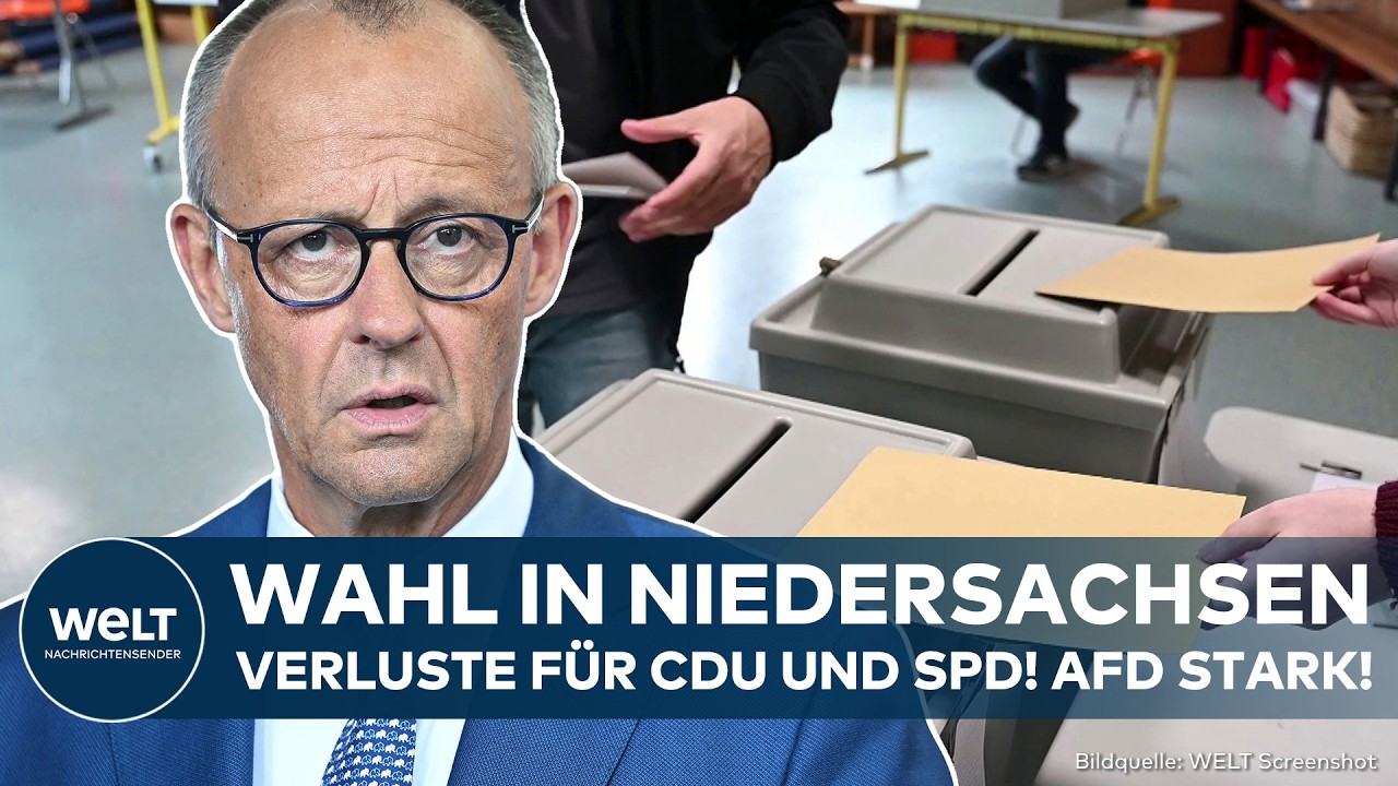 NIEDERSACHSEN: AfD verdreifacht Ergebnis - CDU und SPD mit herben Verlusten bei Kommunalwahl