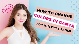 How To Change Colors In Canva For Multiple Pages In One Click