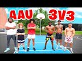 3v3 Cam's AAU Basketball Team vs Cash, Flight & Kenny!