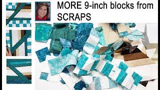 ✂️ MORE SCRAPS - HERITAGE QUILT LEFTOVERS ✂️ Making 9 inch blocks | Stashbuster | Scrapbuster
