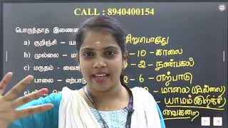 பொதுத்தமிழ்- இலக்கணம் - பொருந்தச்சொல் | அமைத்து எழுத?