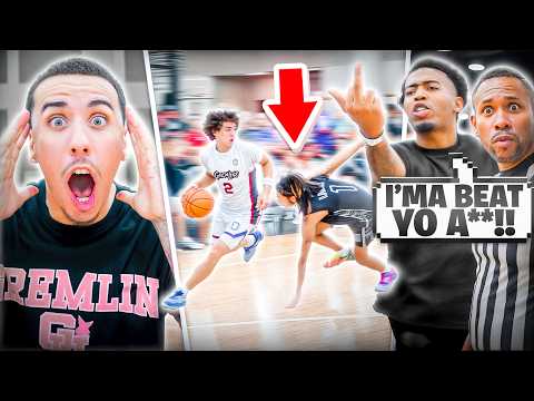 LAVAR CRASHED OUT ON MY AAU TEAM & THINGS GOT UGLY...