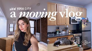 MOVING INTO MY NYC APARTMENT | apartment tour, moving day & a LOT of unpacking
