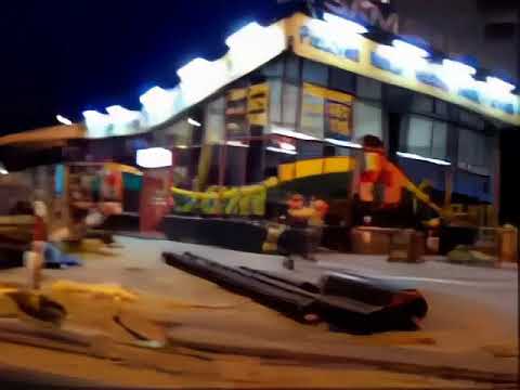 Nocna jazda po Warszawia - lato 2004 / Driving by night in Warsaw - summer 2004