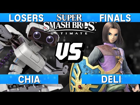 Smash Ultimate Tournament Losers Finals - Chia (ROB) vs Deli (Hero) - S@LT 205