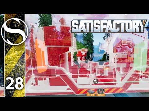 STEEL PIPE AUTOMATION - Let's Play Satisfactory - Satisfactory Gameplay Part 28
