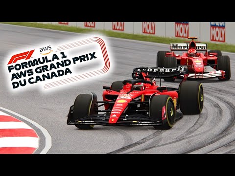 Ferrari F1 2023 SF-23 vs Ferrari F1 2004 - Canadian Grand Prix