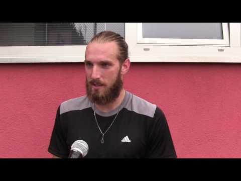 David Mrázek po výhře ve druhém kole kvalifikace na ITF v Trnavě 2017