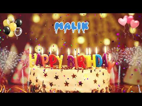MALIK Birthday Song – Happy Birthday Malik