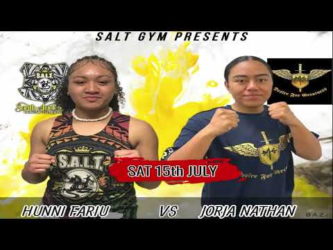 HUNNI FARIU vs. JORJA NATHAN - S.A.L.T Gym Future Generation 7 Boxing & Kickboxing Event