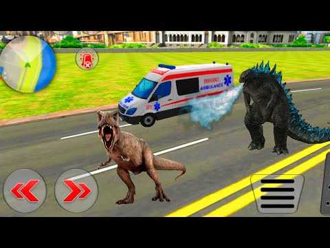 Ambulance Robot Car Transform #3 - Emergency Robot City Rescue Simulator - Android Gameplay
