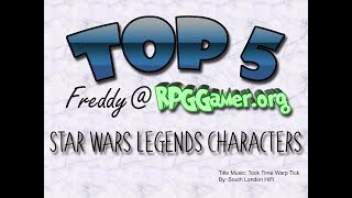 Top Five Star Wars Legends Characters